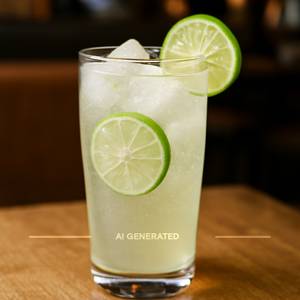 Fresh lime soda
