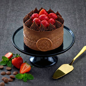 Belgian Ganache Strawberry Bento Cake