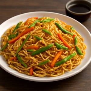 Veg hakka noodles