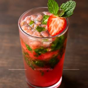 Strawberry mojito