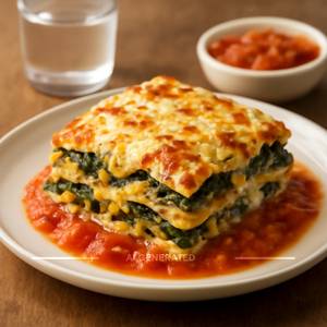 Spinach Corn Lasagna