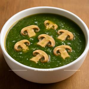 Palak Mushroom Soup