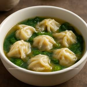 Veg Wonton Soup