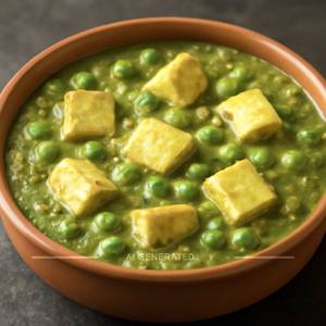 Mattar Paneer.