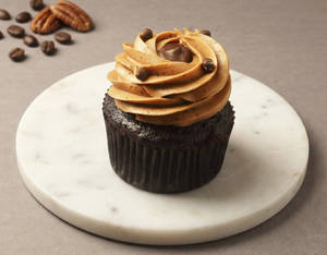 Coffee Praline Pecan Cupcake
