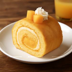 Mango Swiss Roll