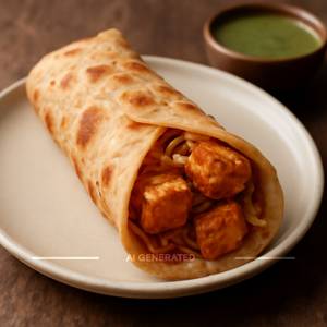 Paneer Cheese Tikka Roll