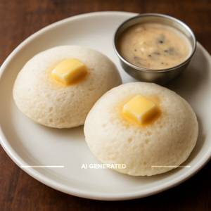 Butter Idli [2 Pieces]