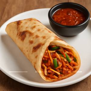 Veg Schezwan Roll