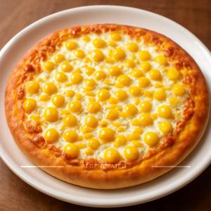Corn Cheese Pizza. 8 Inches