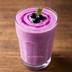 Blackcurrant lassi