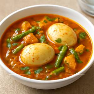 Veg egg curry