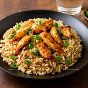 Burnt Garlic Rice Chicken