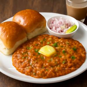Butter pav bhaji