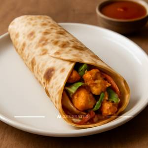 Chicken peri peri wrap