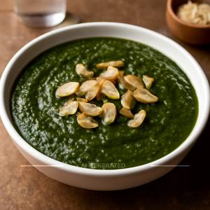 Garlic palak