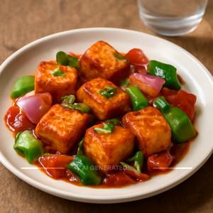 Chilli Paneer (8 Pcs)
