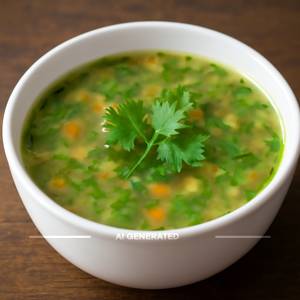 Veg lemon coriander soup