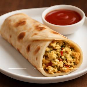 Egg Bhurji Roll