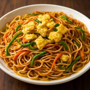 Egg Hakka Noodles