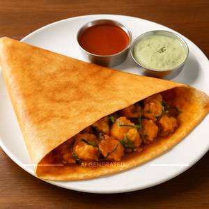Onion Paneer Butter Masala Dosa