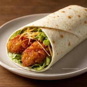 Spicy chicken wrap