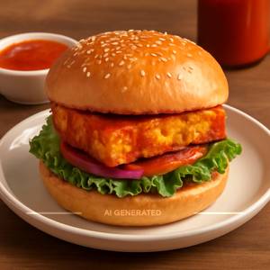 Paneer Peri Peri Burger