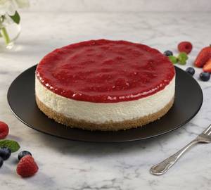 Raspberry Cheesecake Eggless
