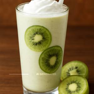 Kiwi milk shake