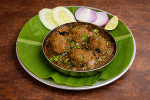 Mutton Kheema Ball Pepper Fry.