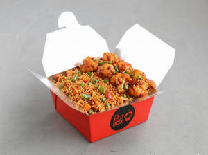 Dragon Cauliflower With Veg Schezwan Fried Rice