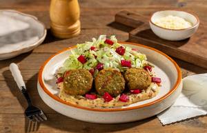Falafel Hummus Salad