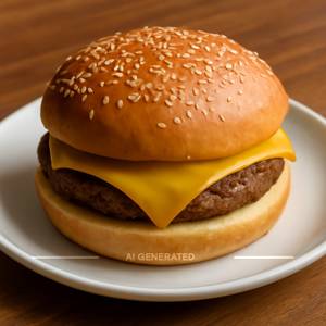 Plain Cheese Burger