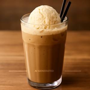 Cold coffee with icecream