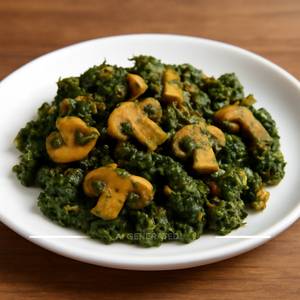 Palak Mushroom
