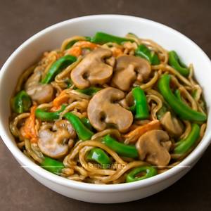 Veg Noodles With Mushroom 