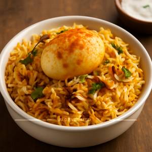 Egg Biryani (half)