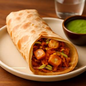 Paneer Rumali Shawarma
