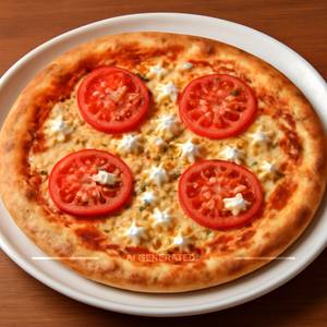 Cheese margherita pizza [double]