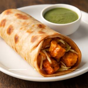 Paneer Roll ( Paneer Tilkka Roll )  