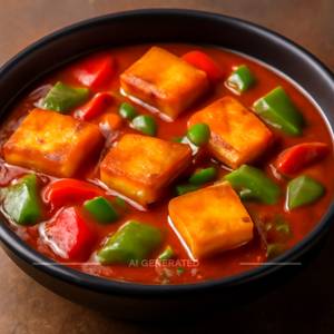 Chilli Paneer Greavy