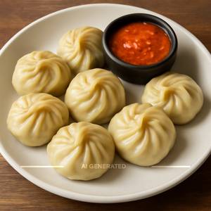 Veg Steamed Momos 8pcs