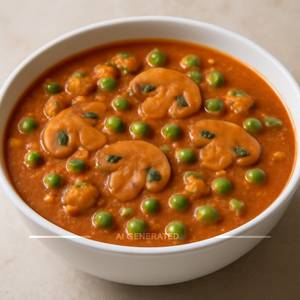 Matar Mushroom Masala