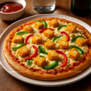 Classic paneer pizza