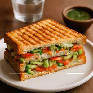 Veg sandwich grilled