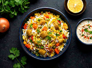 Soya Chaap Biryani