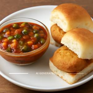 Mix Veg Schezwan Vada Pav