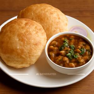 Chole Bhature [2 Bhature]