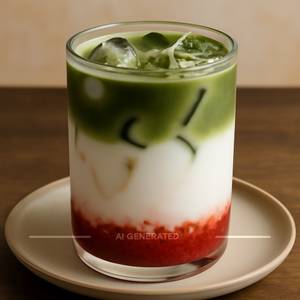 Iced Strawberry Matcha