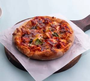Sauteed Veggies With Barbeque Sauce Pizza [8 Inches]